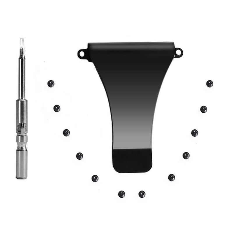 UpLook Wallet Replacement Screws Screwdriver Metal Clip for RFID Metal Wallet Repair Kit (Black - Basic Set) - Image 1